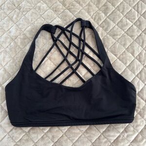 lululemon athletica Black Strappy Sports Bra